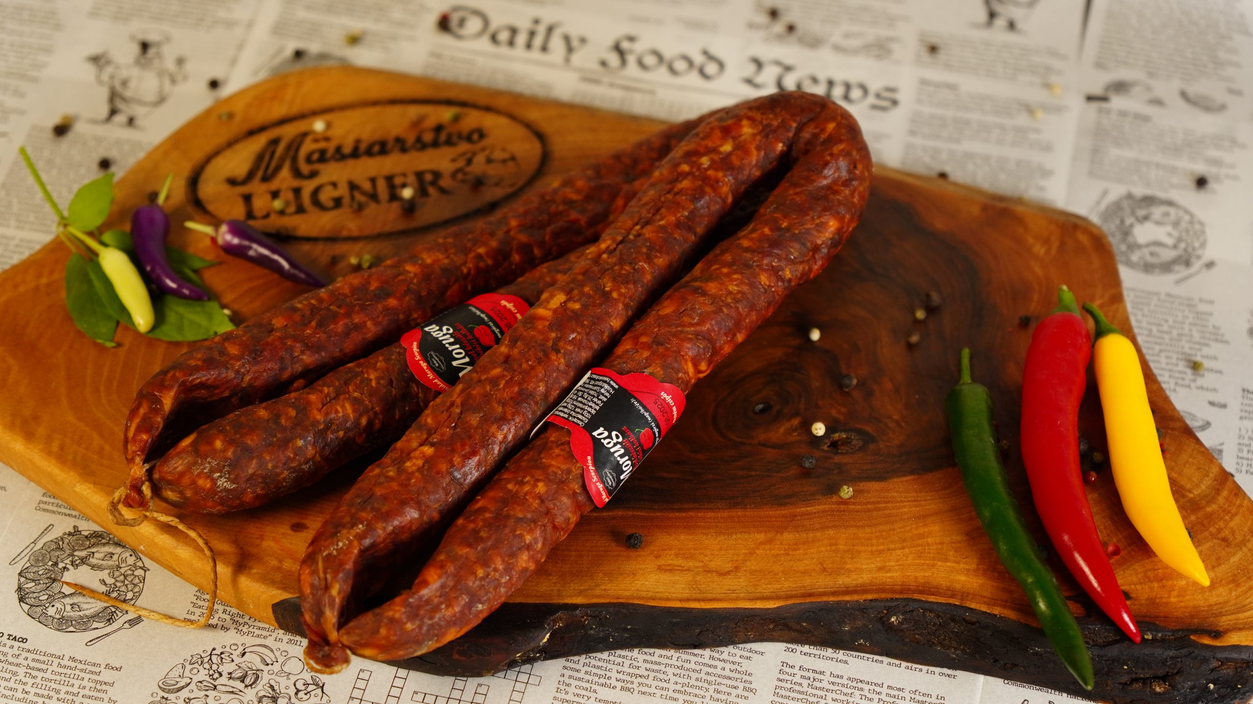 MORUGA klobása Extra štipľavá CHILLI 290g