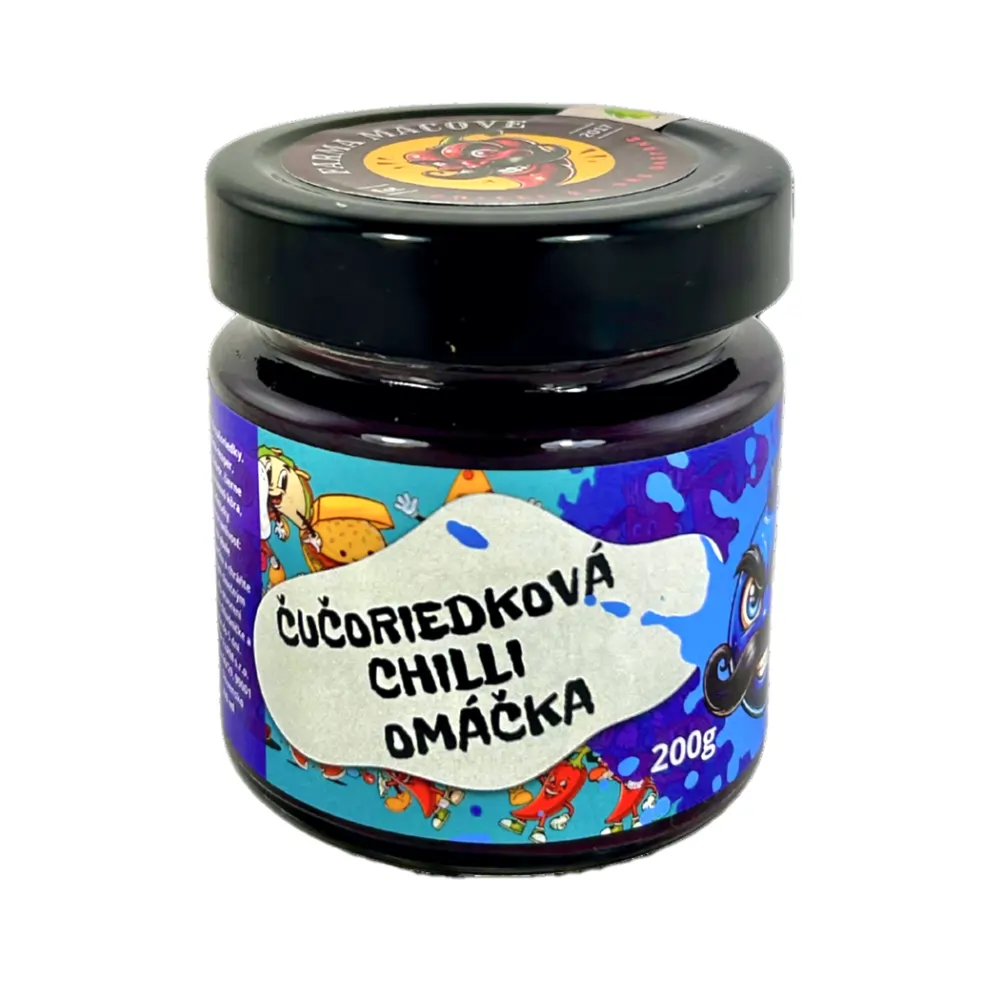 Čučoriedková Chilli Omáčka